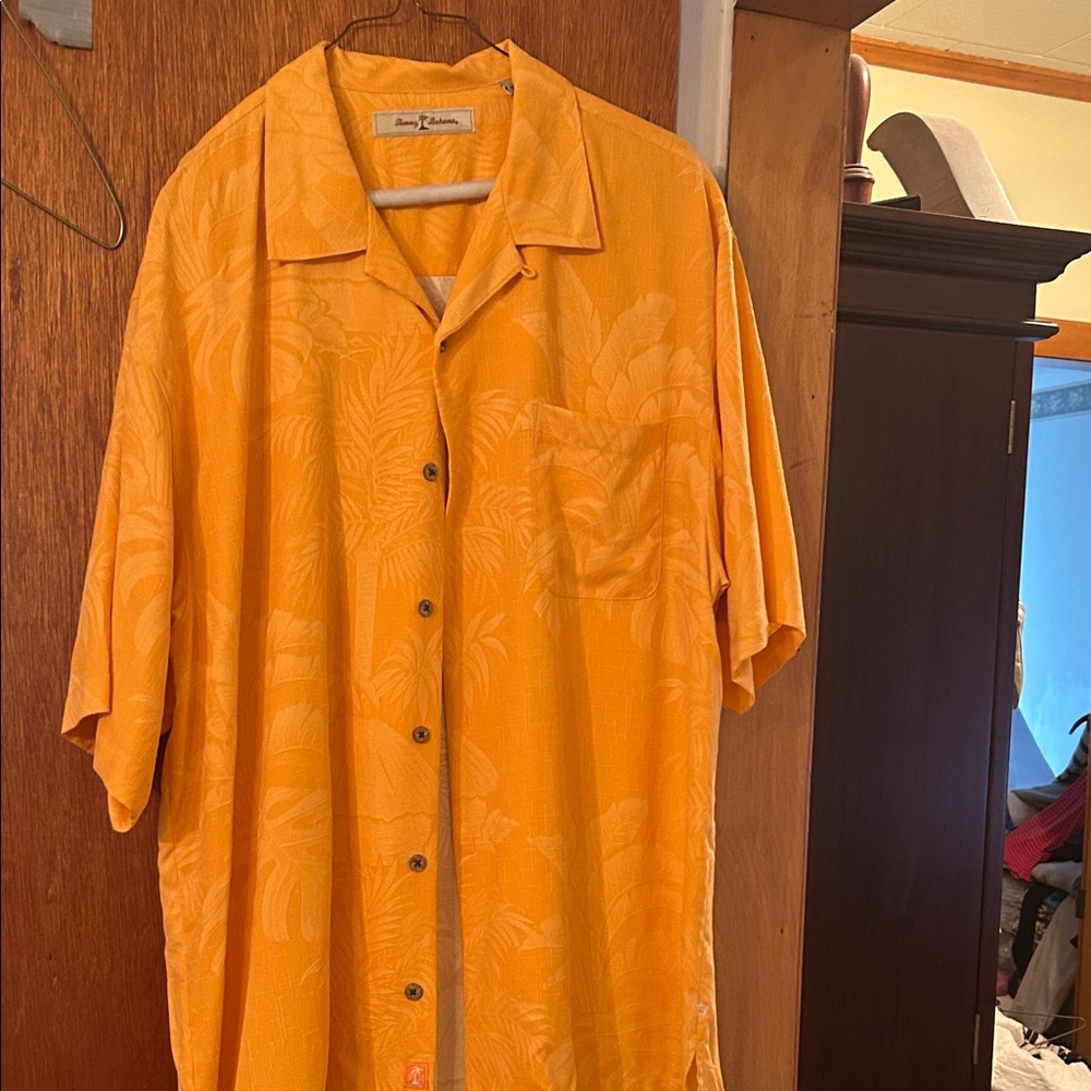 Tommy Bahama Men's Tropical Orange Shirt